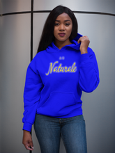 Load image into Gallery viewer, Au Naturale Royal Blue and Gold Pullover Hoodie