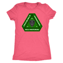 Load image into Gallery viewer, Invisible Tongues Green All Natural Logo Tee