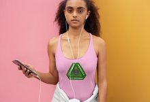 Load image into Gallery viewer, Invisible Tongues Green All Natural Logo Tee