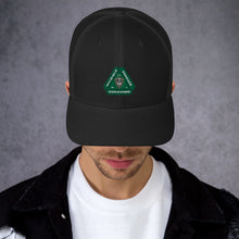 Load image into Gallery viewer, Invisible Tongues Green Logo Trucker Cap
