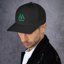 Load image into Gallery viewer, Invisible Tongues Green Logo Trucker Cap
