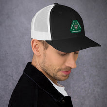 Load image into Gallery viewer, Invisible Tongues Green Logo Trucker Cap