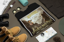 Load image into Gallery viewer, Song cover art for &quot;Liner Notes (Chop it up Cleveland) by Kayode ft Krayzie Bone on sweatshirt with hinking boots and other hiking accessories.