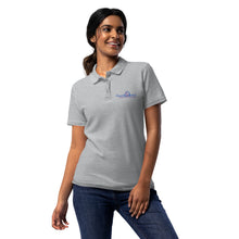 Load image into Gallery viewer, Akwaaba Wellness Women’s pique polo shirt