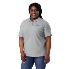 Load image into Gallery viewer, Akwaaba Wellness Women’s pique polo shirt