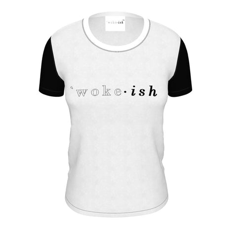 'Woke-ish Ladies Cut Tee