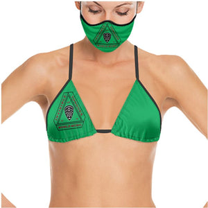 Invisible Tongues Emerald Trikini