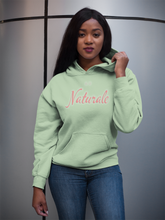 Load image into Gallery viewer, Au Naturale Pink and Green Pullover Hoodie