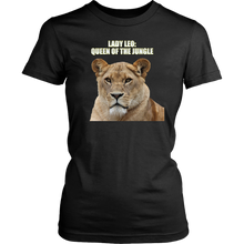 Load image into Gallery viewer, Lady Leo Queen of the Jungle Women&#39;s Tee