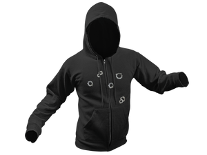 Sweet Christmas Front Zip-Up Hoodie