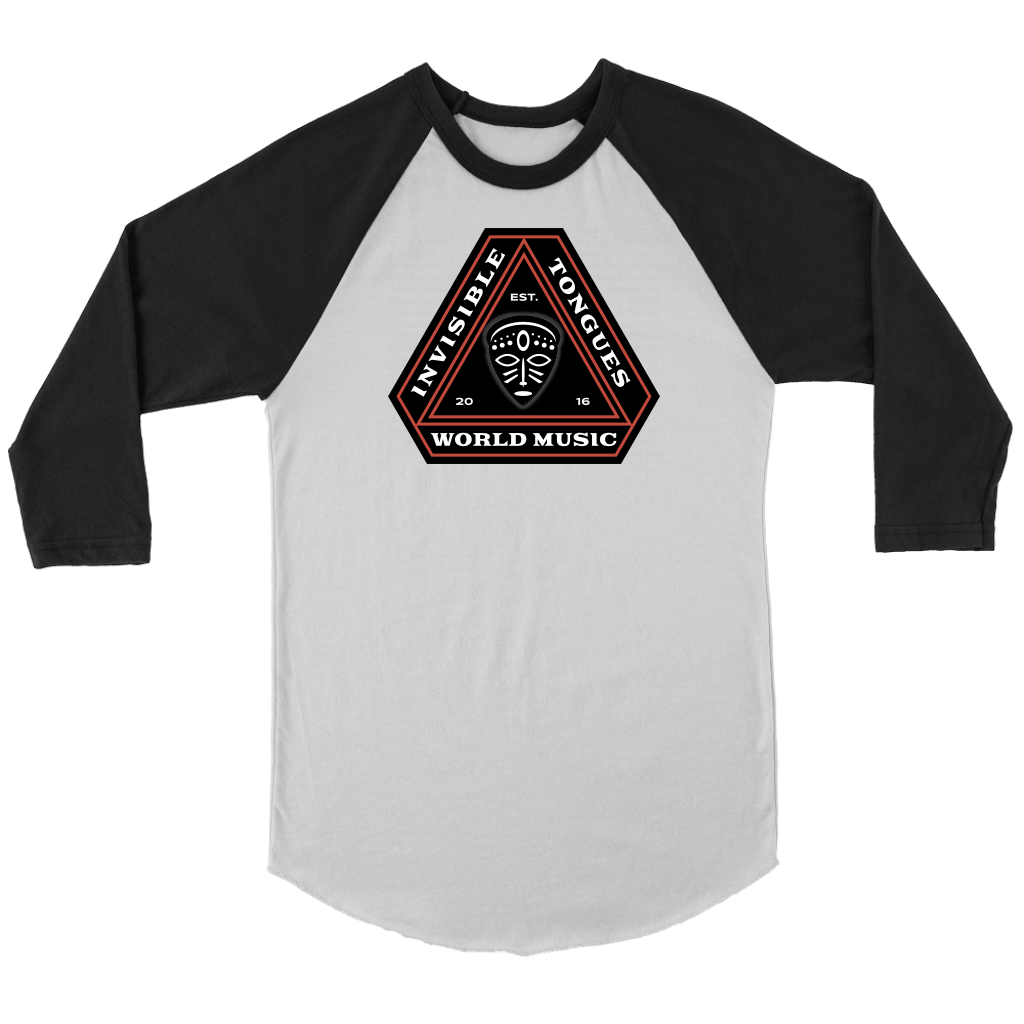 Invisible Tongues Original Logo Raglan