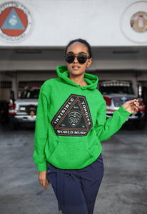 Invisible Tongues Chroma Green Hoodie