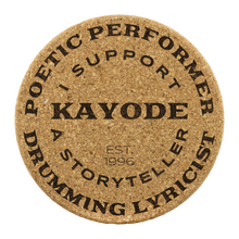 Load image into Gallery viewer, &quot;I Support Kayode&quot; Round Cork Coasters