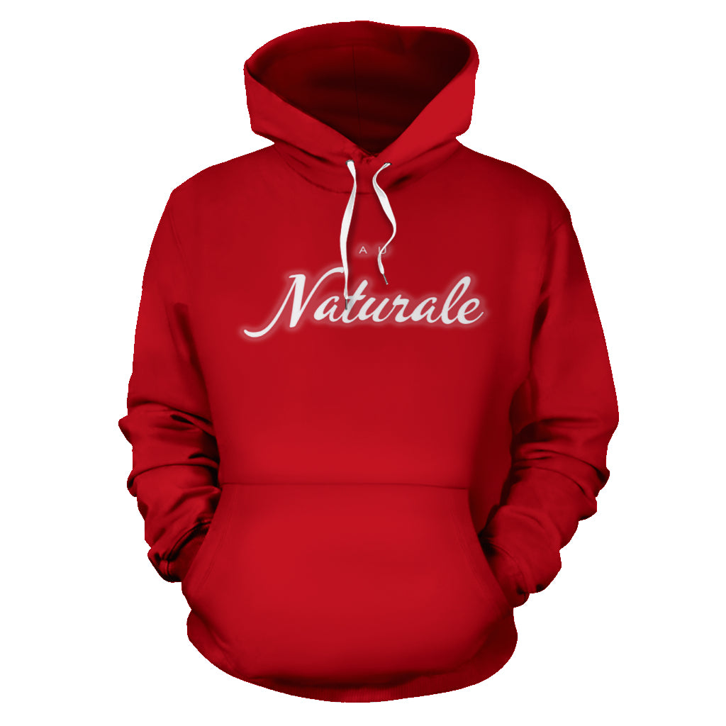 Au Naturale Red & White Pullover Hoodie