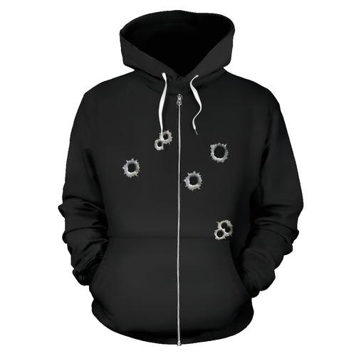 Sweet Christmas Front Zip-Up Hoodie