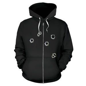 Sweet Christmas Front Zip-Up Hoodie