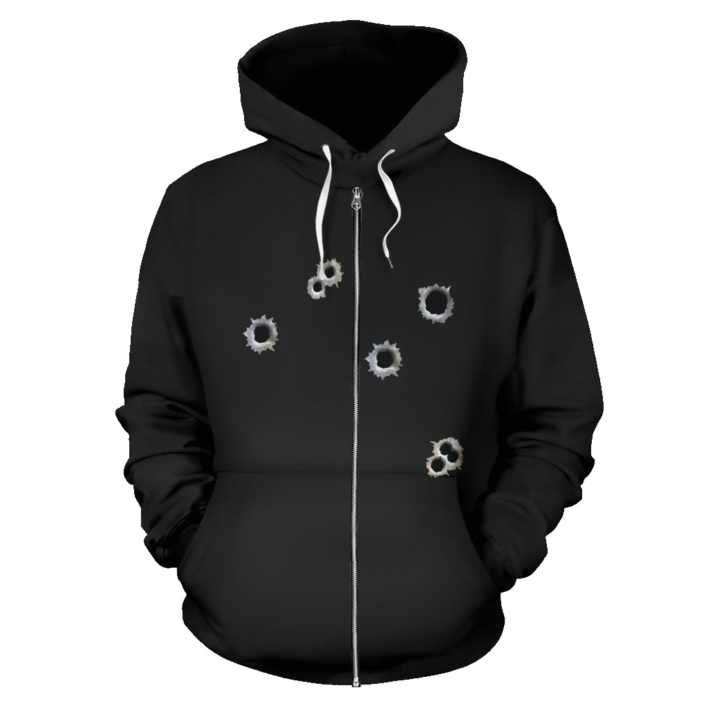 Sweet Christmas Front Zip-Up Hoodie