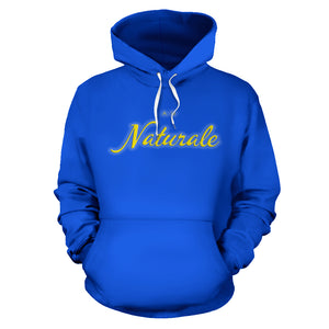 Au Naturale Royal Blue and Gold Pullover Hoodie