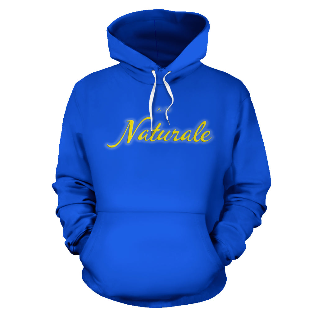 Au Naturale Royal Blue and Gold Pullover Hoodie