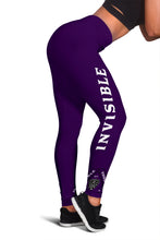 Load image into Gallery viewer, Invisible Tongues - Purple Perception Leggings