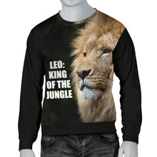 Load image into Gallery viewer, Leo: King of the Jungle Men&#39;s Sweater