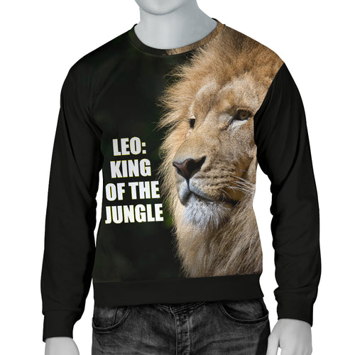 Leo: King of the Jungle Men's Sweater