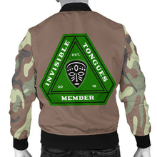 Load image into Gallery viewer, Invisible Tongues Member Army Men&#39;s Bomber Jacket