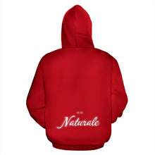 Load image into Gallery viewer, Au Naturale Red &amp; White Pullover Hoodie