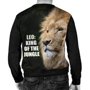 Leo: King of the Jungle Men's Sweater