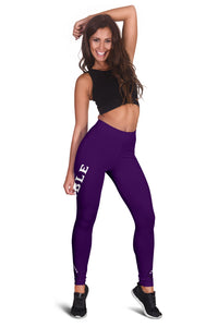 Invisible Tongues - Purple Perception Leggings