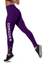 Load image into Gallery viewer, Invisible Tongues - Purple Perception Leggings