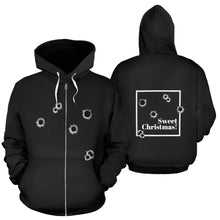 Load image into Gallery viewer, Sweet Christmas Front Zip-Up Hoodie