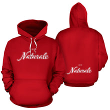 Load image into Gallery viewer, Au Naturale Red &amp; White Pullover Hoodie