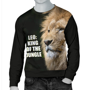 Leo: King of the Jungle Men's Sweater