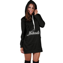 Load image into Gallery viewer, Au Naturale Black &amp; White Hoodie Dress