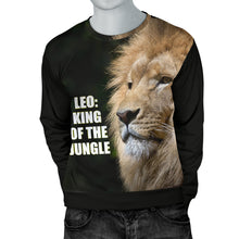 Load image into Gallery viewer, Leo: King of the Jungle Men&#39;s Sweater