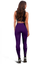 Load image into Gallery viewer, Invisible Tongues - Purple Perception Leggings
