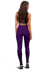 Invisible Tongues - Purple Perception Leggings