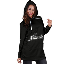 Load image into Gallery viewer, Au Naturale Black &amp; White Hoodie Dress