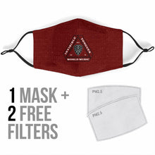 Load image into Gallery viewer, Invisible Tongues Mask + Red