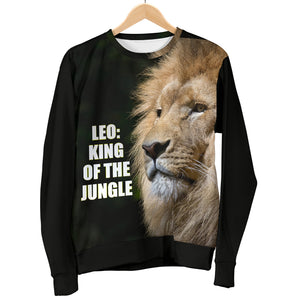 Leo: King of the Jungle Men's Sweater