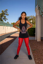 Load image into Gallery viewer, Invisible Tongues - Rooted Red Leggings