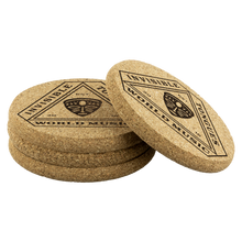 Load image into Gallery viewer, &quot;Invisible Tongues&quot; Round Cork Coasters