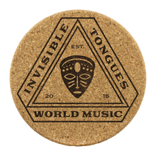 Load image into Gallery viewer, &quot;Invisible Tongues&quot; Round Cork Coasters