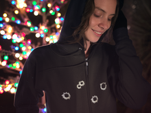 Load image into Gallery viewer, Sweet Christmas Front Zip-Up Hoodie