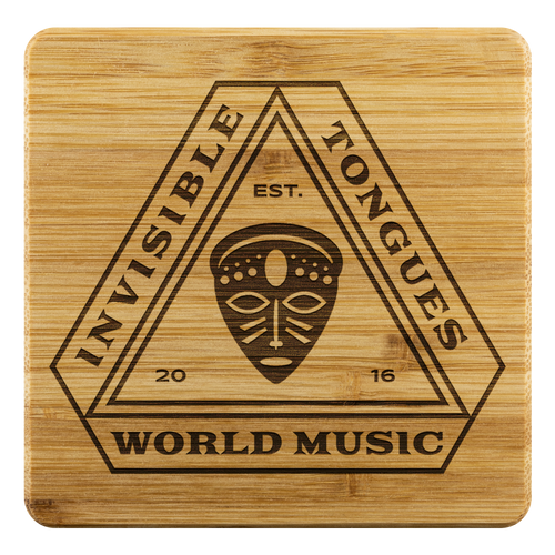 Invisible Tongues Bamboo Coasters